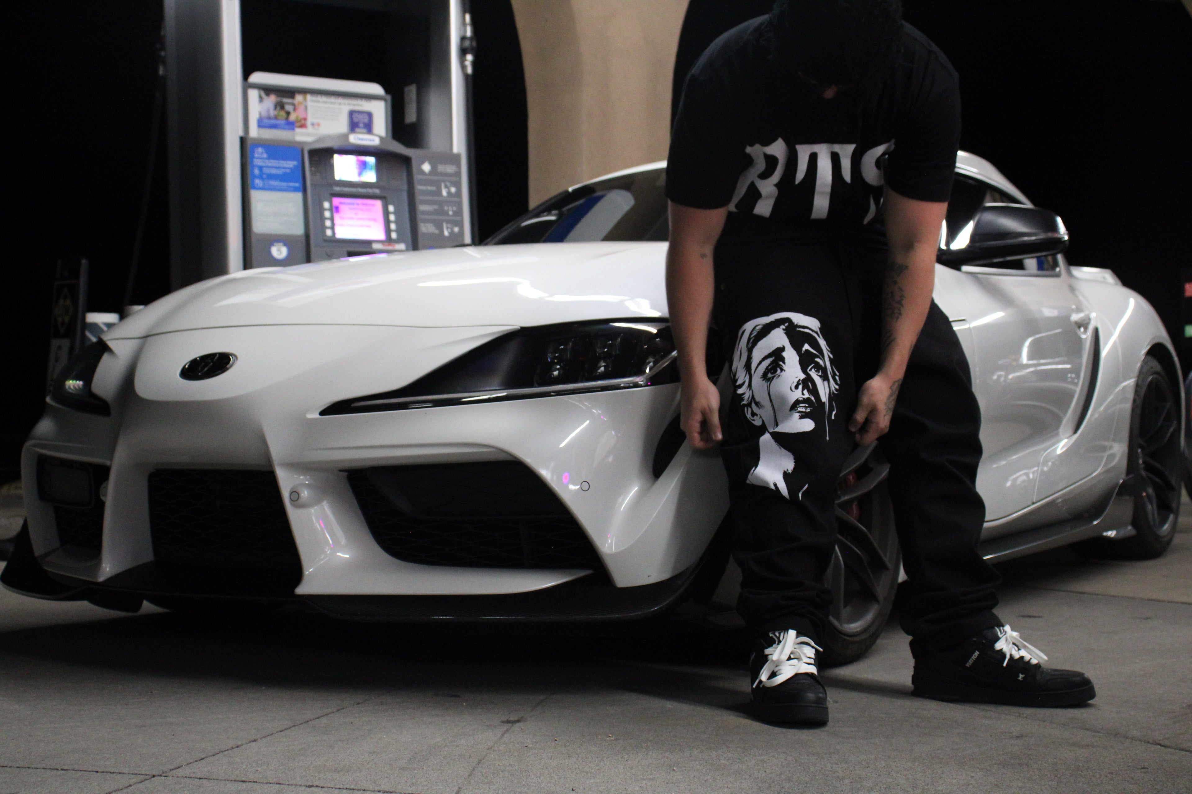 Beauty in tha struggle Jet Black Jeans