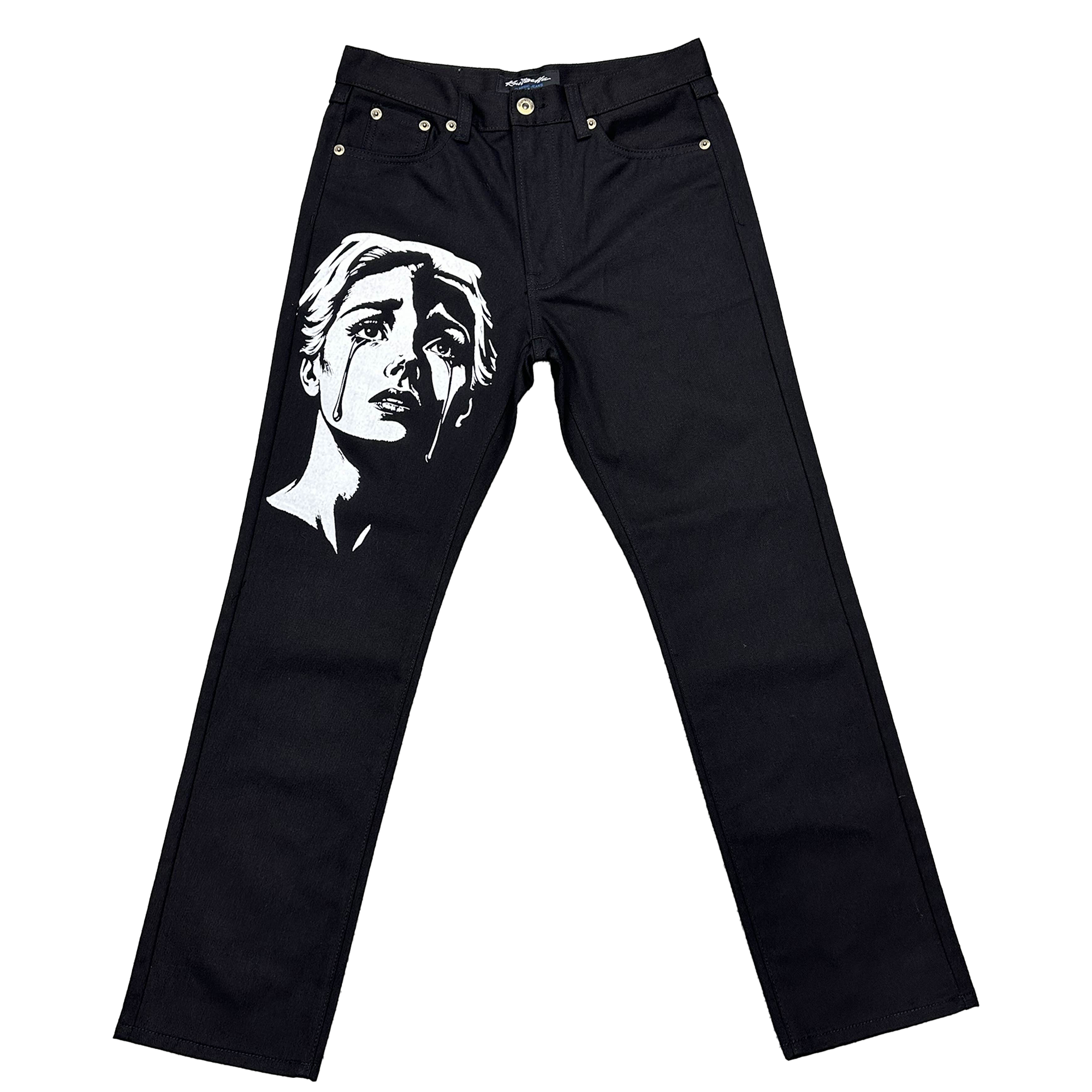 Beauty in tha struggle Jet Black Jeans